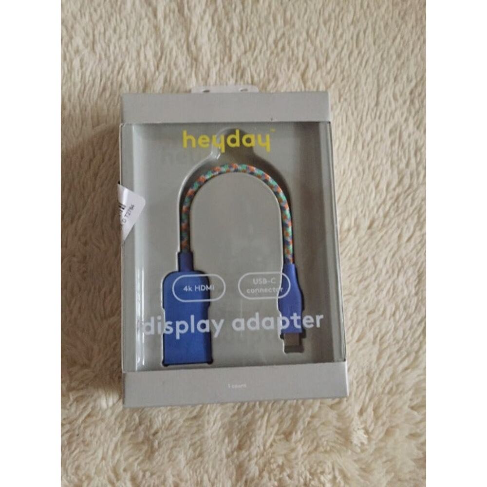 heyday™ 4" USB-C to HDMI Adapter - Blue